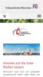 Mobile Screenshot of erloeserkirchemuenchen.de