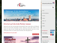 Tablet Screenshot of erloeserkirchemuenchen.de